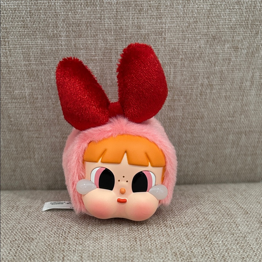 Charming Pink and Red Stuffed Animal Toy